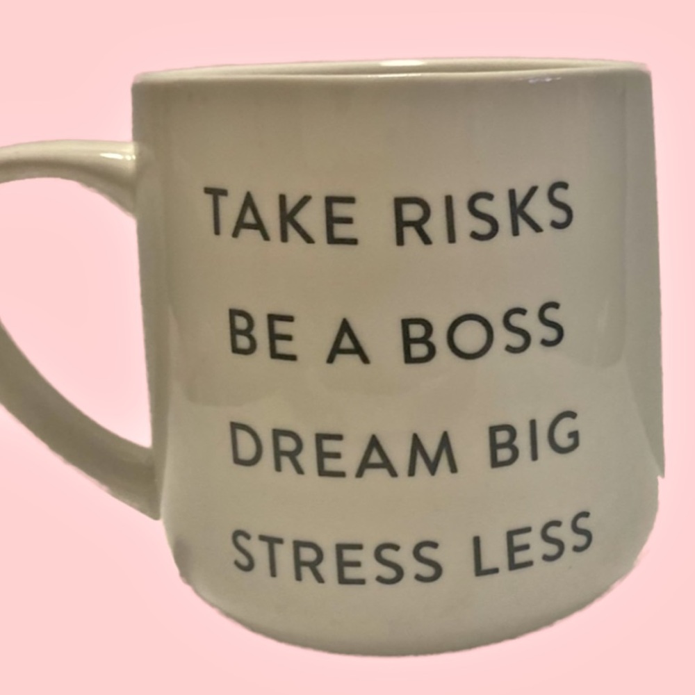❤️ Indigo “Take Risks” mug